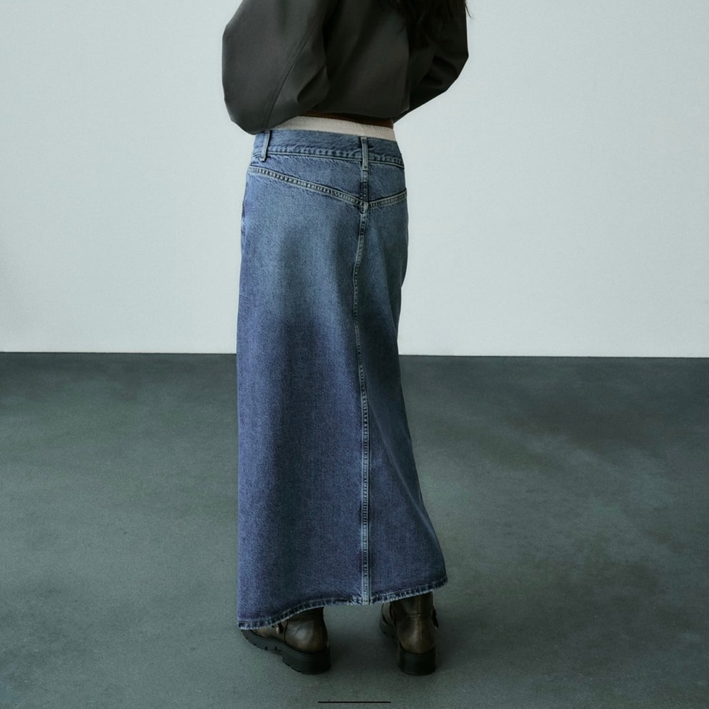 Tre Denim Boxer Skirt - image 4